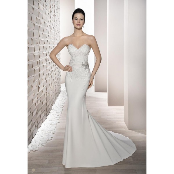 ΝΥΦΙΚΟ DEMETRIOS CREPE CREAM & WHITE ΚΩΔ.1069915