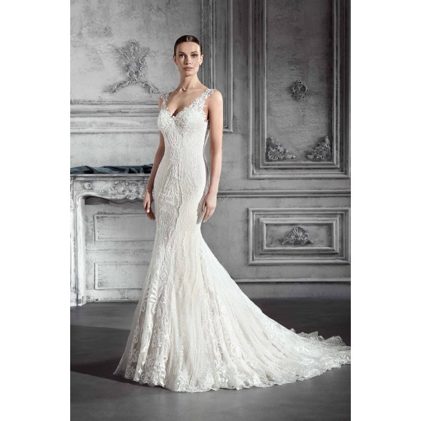 ΝΥΦΙΚΟ DEMETRIOS IVORY/NUDE ΔΑΝΤΕΛΑ ΚΩΔ.1076415 