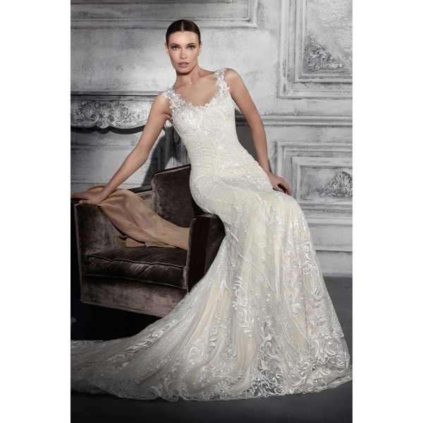 ΝΥΦΙΚΟ DEMETRIOS IVORY/NUDE ΔΑΝΤΕΛΑ ΚΩΔ.1076415 