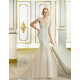 ΝΥΦΙΚΟ COSMOBELLA ΔΑΝΤΕΛΑ & ΜΕΤΑΞΩΤΟ ΤΟΥΛΙ IVORY/PEACH ΚΩΔ.22774425 