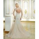 ΝΥΦΙΚΟ COSMOBELLA ΔΑΝΤΕΛΑ & ΜΕΤΑΞΩΤΟ ΤΟΥΛΙ IVORY/PEACH ΚΩΔ.22774425 